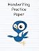 Produktbild Handwriting Practice Paper: 8.5 x 11 Notebook with Dotted Lined Sheets - 100 Pages - Blue Bird