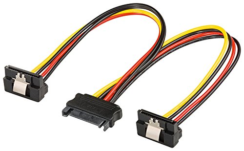 goobay Y-Kabel 15-Pin-SATA Y-Stromkabel 20cm