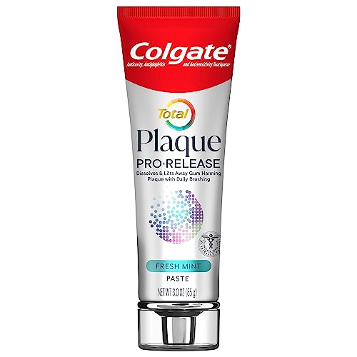 Colgate Total Plaque Pro Release Fresh Mint Toothpaste, 1 Pack, 3.0 Oz Tube #TOP6