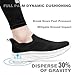 Imagen de Dhinash Zapatillas Casual para Hombre Sin Cordones Calzado Deportivo Calzados para Correr en Asfalto Zapatos de Tenis Zapatillas Deportivas Zapatos de Running Negro Blanco Talla 46