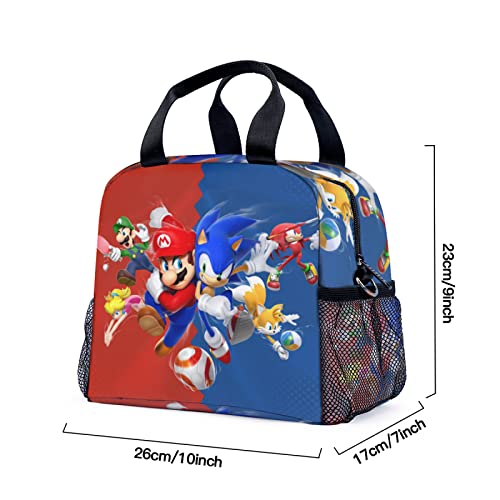 Anime Lunch Box, Sturdy Reusable Lunch Bag Tote Lunch Bag Lightly Durable Bento Box For Women Men Office Outdoor Sport (A) #TOP1