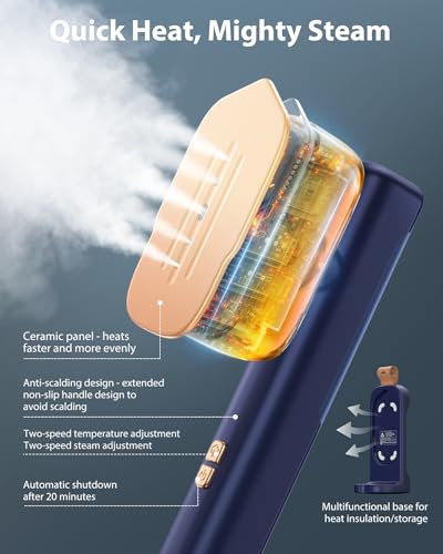 image for 1100W Steamer for Clothes, 100-240V Handheld Garment Steamer, Sundu Tr