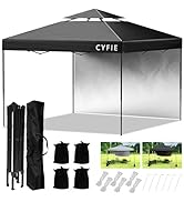 Amazon | CYFIE タープテント 3mx3m ワンタッチテント 高さ3段階調節