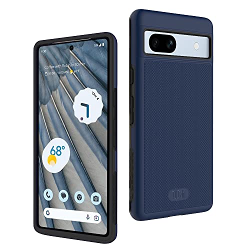 Coque Google Pixel 7a TUDIA DualShield Grip antichoc bleu indigo