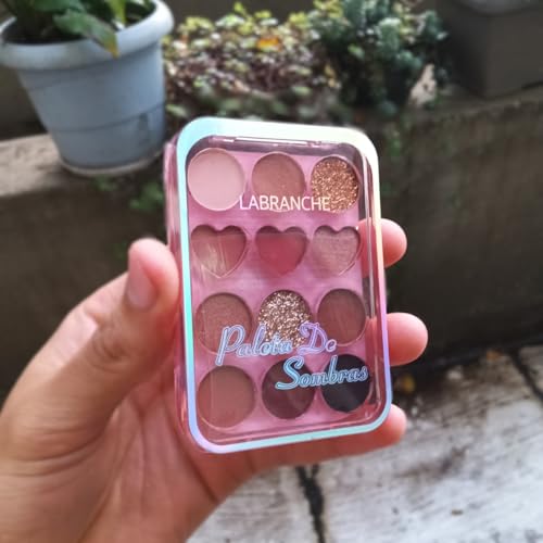 Maquiagem Paleta de sombras Labranche 12 cores de sombras cores - Cor A