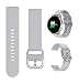 Minggo Band Compatible with Samsung Galaxy Watch Active/Active2 40mm/44mm,Silicone Sports Wristband Replacement Compatible for Galaxy Watch 42mm/Gear S2 Classic/Gear Sport Smart Watch (Grey)