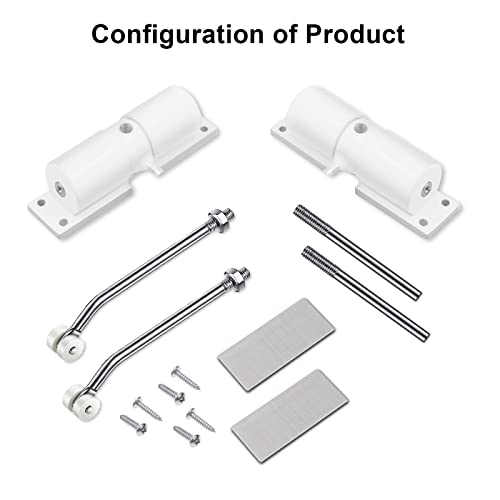 Merkaunis 2 Pcs Door Closer(Colors Random Delivery),Automatic Door Closer For Door Weighing Up To 80 Lbs,Screen Door Closer For Door Self Closing,Auto Door Closer For Home And Office Entrance Door #TOP3