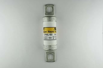 FUJI ELECTRIC CR6L-50/UL 50 AMP, 600 VAC, CR Series, Fast Acting, Offset BLADED, SEMI Fuse, Super-Rapid