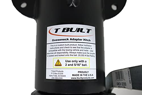 T Built 12"-17" Adjustable 5Th Wheel Rv To Gooseneck Adapter Hitch #TOP4