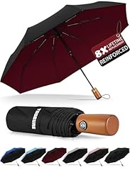 Burgundy Red-Wooden Handle