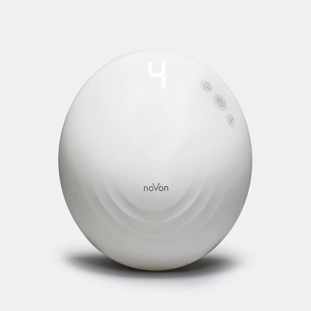 noVon Wearable Inverted Electric Nipple Corrector C2 Wireless 8 Levels of Adjustable Suction Maximum Pressure 180mmHg Under 30.6 db Rechargeable Sunken Non Visible 1 Count