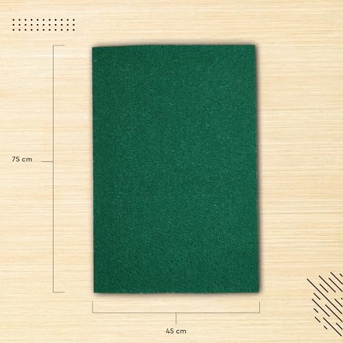 Image of Encasa XO Coir Door Mat for Home Entrance, Anti Slip PVC Back Green