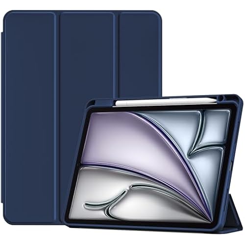 ProCase for iPad Air 11 Inch Case M4/M3/M2, Air 5th/4th Gen 10.9, Navy