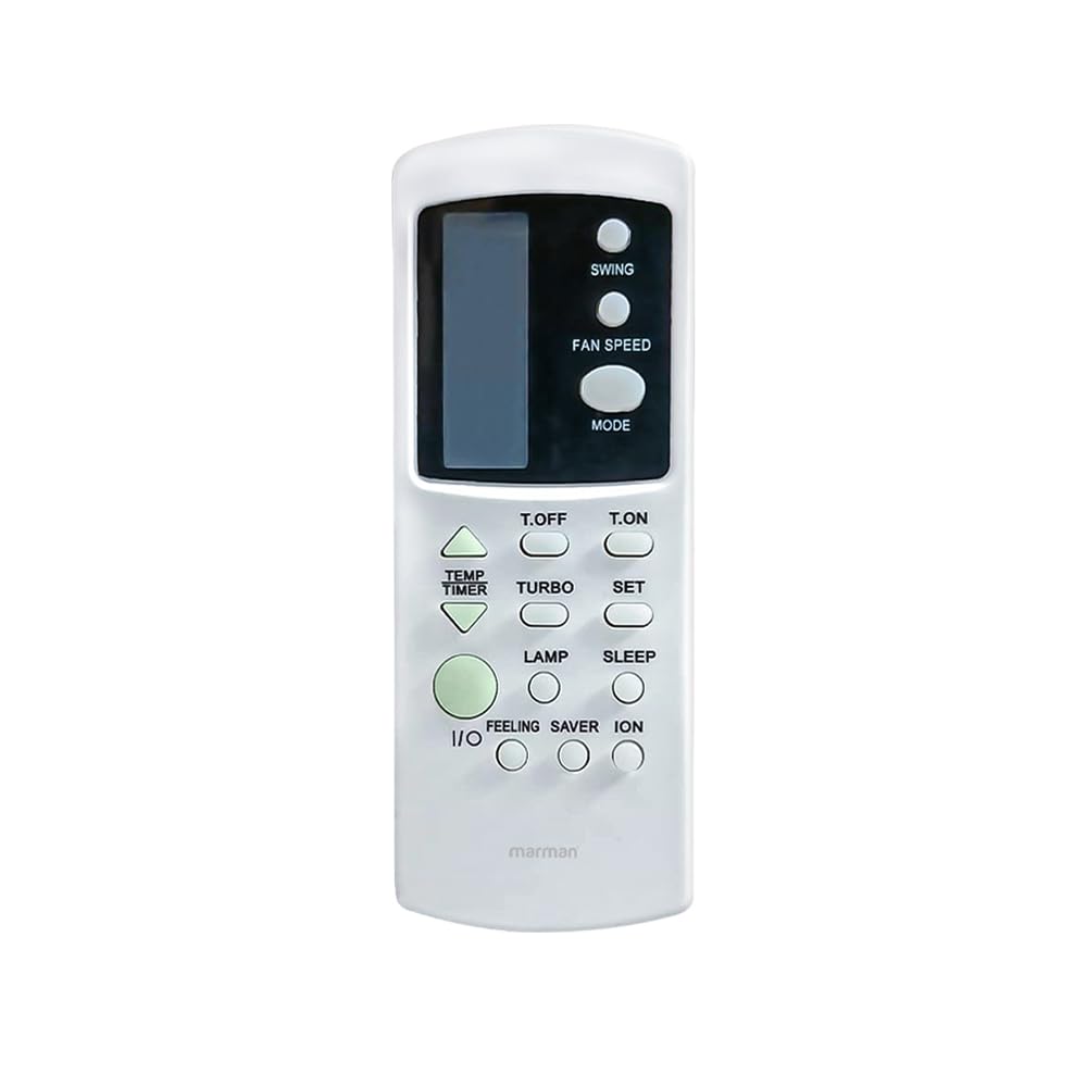 marman® compatible with voltas ac remote control model 31a suitable for 1 | 1.5 | 2 ton split or window air conditioner - match remote key by key with existing remote control