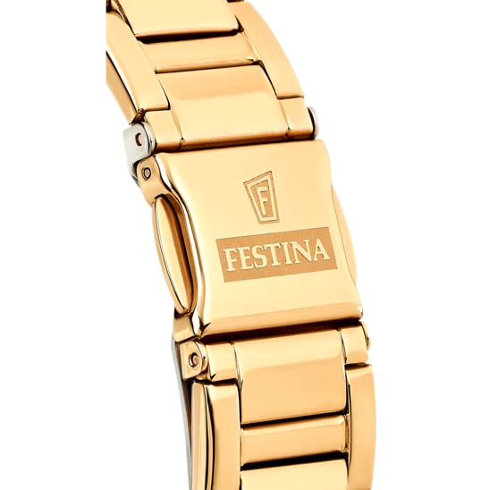 Festina Dames chronograaf kwarts horloge met roestvrij stalen armband F20400/1, armband - Image 4