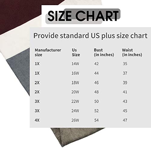 Plus Size Shirts for Women 3X Casual Long Sleeve Tops Burgundy 22W