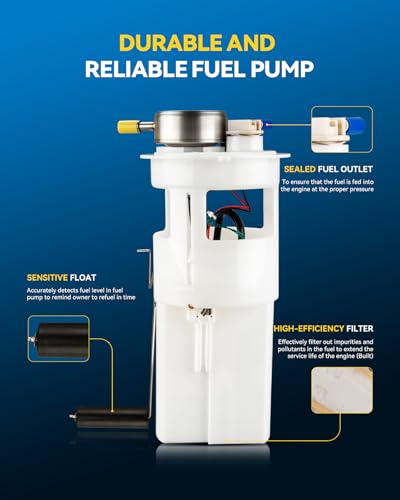 Image of PHILTOP Fuel Pump, Fuel Pump Module Assembly Fit for Durango 1998-2003 3.9L 4.7L 5.2L 5.9L Fuel Pumps Replaces FG0238