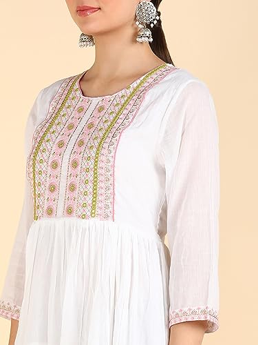 Image of Maaesa Anarkali Kurta Dupatta Set for Women