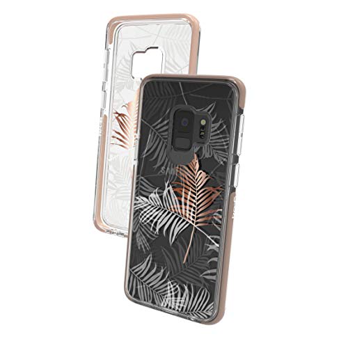 Gear4 Victoria Designed For Samsung Galaxy S9 Case, Advanced Impact Protection By D3O - Copper Palms #TOP5