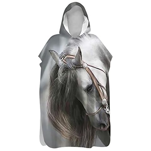 DOTBUY Microfiber Hooded Poncho Towel Cover