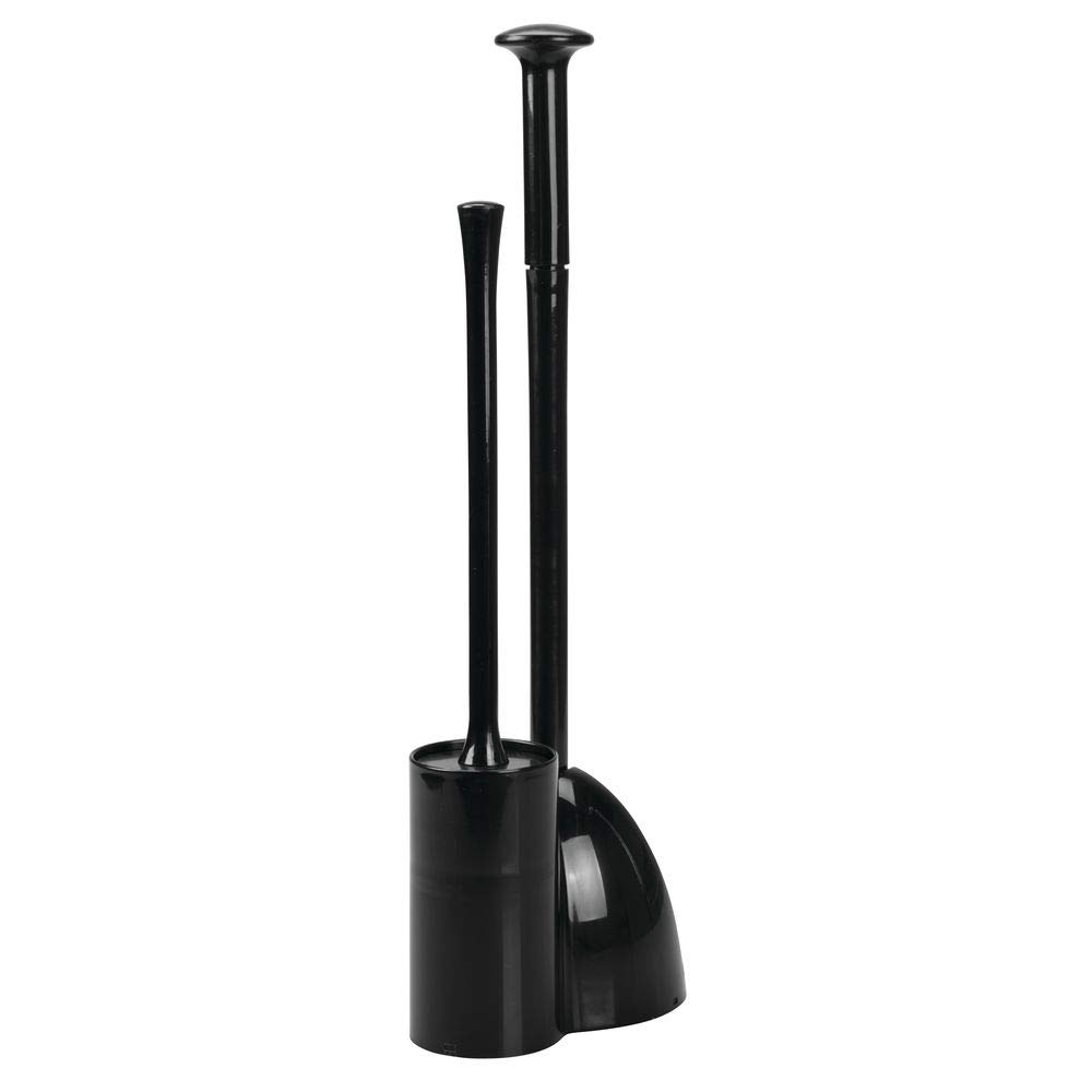 Buy mDesign Modern Slim Compact Freestanding Plastic Toilet Brush
