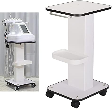 usego Beauty Cart Salon Trolley Cart with Wheels Salon Rolling Tray Spa Cart for Esthetician Equipment Steel Mobile Salon Spa Service Cart