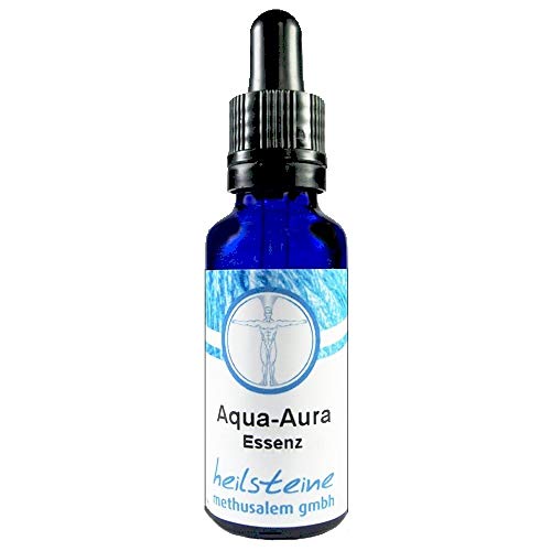 Aqua-Aura Edelstein Essenz 30ml, alkoholfrei mit Anleitung + Täschchen