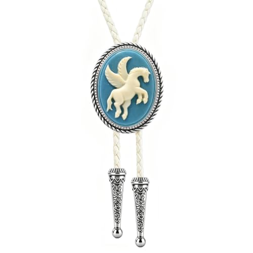 Image of Jeilwiy Bolo Tie for Men, Western Bolero Tie Cowboy Ties Native American Cowgirl Bolo Tie Accessories for Men Women