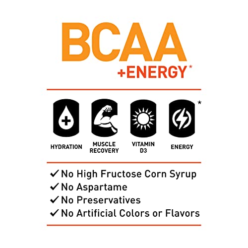 CELSIUS BCAA +Energy Sparkling Post-Workout Recovery & Hydration Drink, Tropical Twist, 144 Fl Oz , 12 Count (Pack of 1)