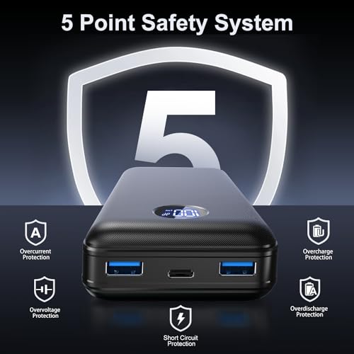 Image of 40000mAh 22.5W Fast Charge Portable Charger, for 3-Devices Power Bank