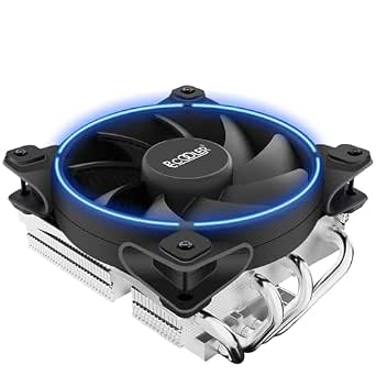 Disipador De Aire Para CPU PCCOOLER | 5 Tubos De Calor De 6mm, Compatible Con Intel Y AMD | Ventilador De 73.3 CFM, Silencioso Y Eficiente