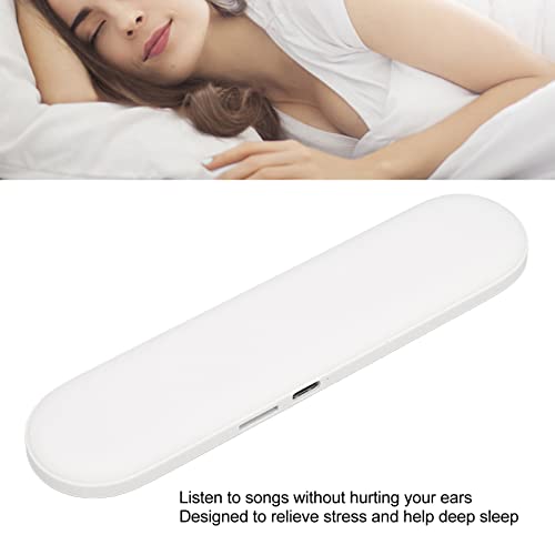 Miniatura 5 de Pusokei Altavoz De Almohada, Altavoz De Conducción Ósea Con Función De Temporizador Y Graves Estéreo, Altavoz Para Dormir Para Sonidos De Sueño, Meditación, Auriculares Bluetooth Para Dormir Blanco