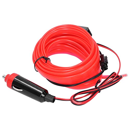 Luces LED Coche Interior Tira de 5m con Conector de Mechero 12V Color Rojo 7