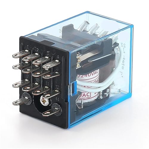 Relais MY4 contre les pannes de commutation électrique industrielle DC 24V 14 broches