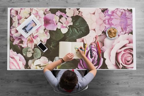 Couverture de bureau en vinyle PVC bords arrondis pour sublimer votre espace de travail