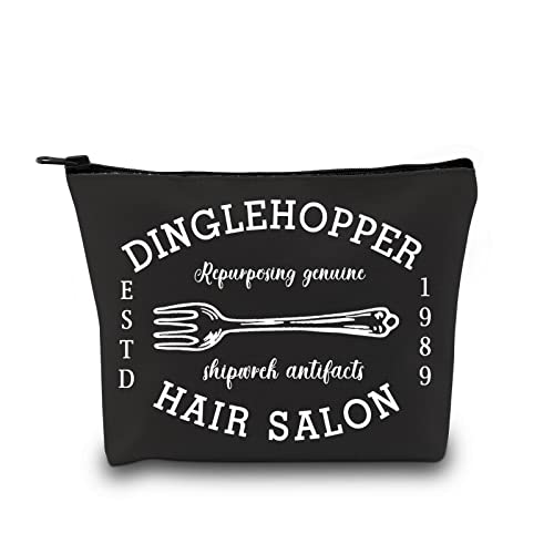 GJTIM Movie Inspired Zipper Pouch Dinglehopper Hair Salon Makeup Bag for Princess Fans (Hair Salon Bag)
