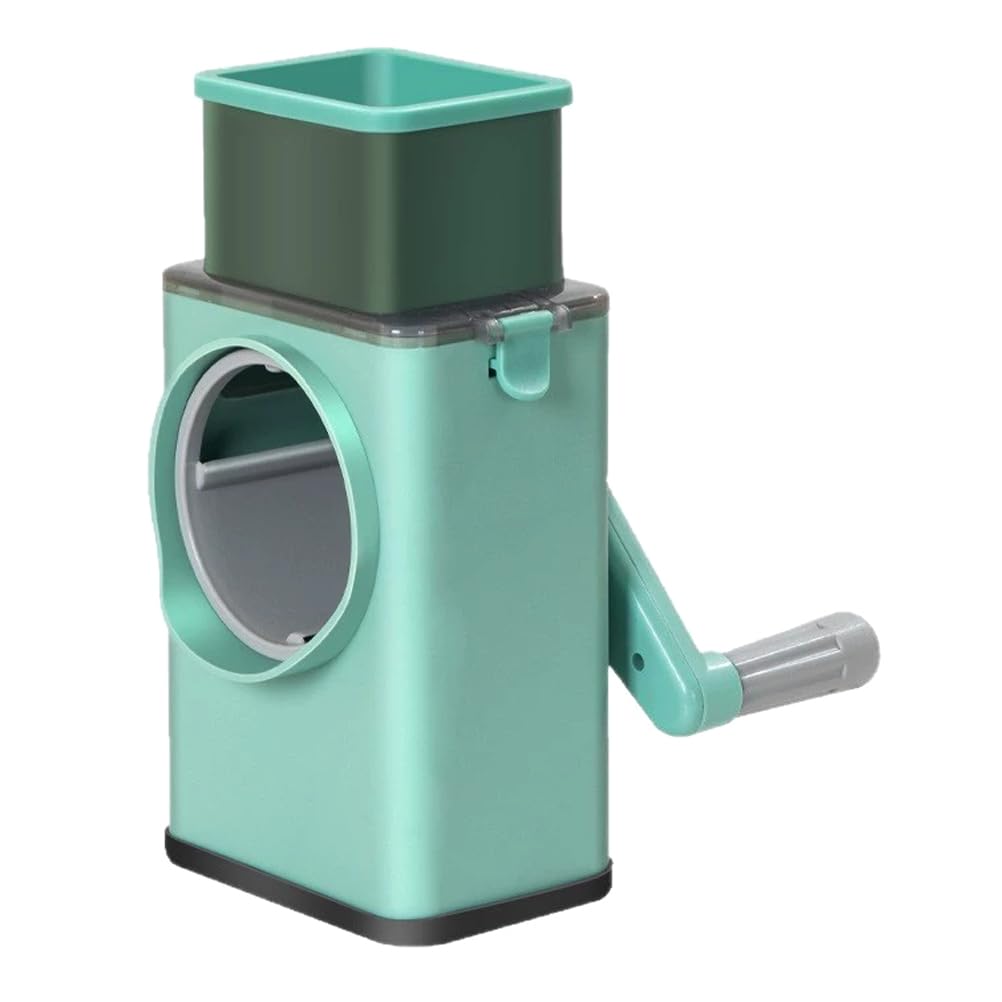 Râpe rotative manuelle pour fromage fin et légumes sans se couper les doigts