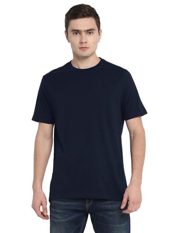 Image of AMERICAN CREW 100% Supima Cotton Round Neck T-Shirt for Men