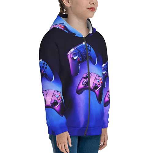 Play Gaming Kids Pullover Hoodies Boys Zip Up Sweatshirts Girls Athletic Clothes with Pocket4