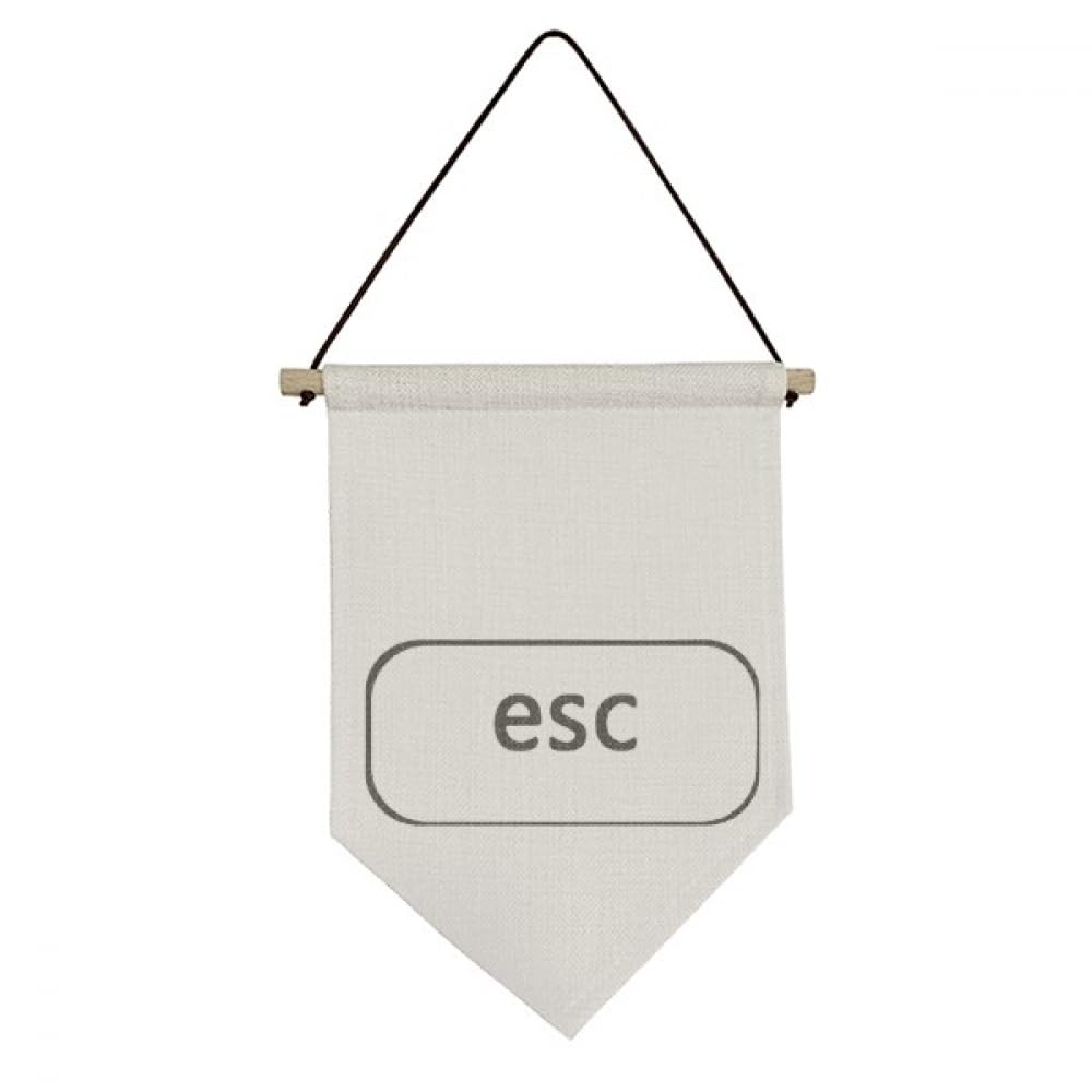 Toile drapeau suspendu haut de gamme motif Esc clavier style Art Déco chic