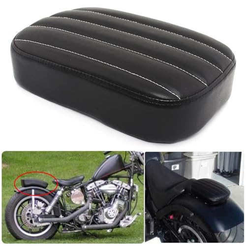 Siège de passager arrière à ventouse moto coussin de selle pour Sportster - 2
