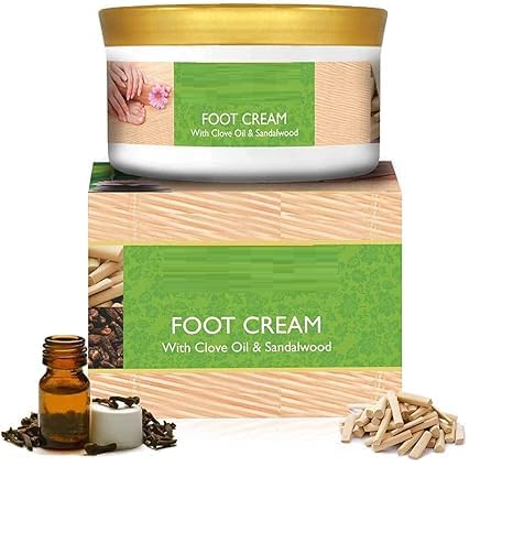 JEVR Crema per i piedi, chiodi di garofano e olio di sandalo, 150 g