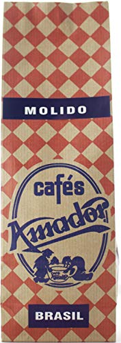 Cafés AMADOR - Café MOLIDO GRUESO Natural Arábica - BRASIL PINHAL (Molienda para Prensa Francesa / Cold Brew) 250g