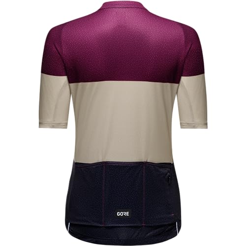 GORE WEAR Maillot transpirable de ciclismo para mujer, Spirit Stripes, Transporte rápido de la humedad, Estampado exclusivo, Maillot de ciclismo de manga corta - imagen 2