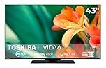 Toshiba Fernseher 43 Zoll Smart TV VIDAA 4K UHD Fernseher Dolby Vision HDR Smart TV mit Triple-Tuner und Bluetooth, LED TV 43UV3463DA