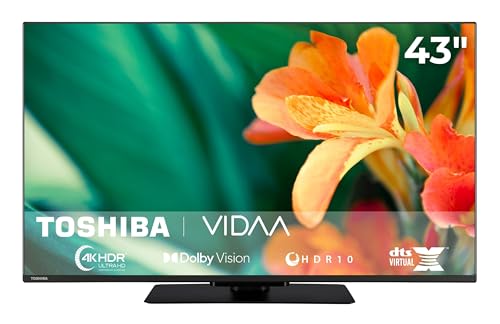 Toshiba Televisor LED 43UV3463DA, 108 cm, 4K Ultra HD, VIDAA, Dolby Vision, Wi-Fi