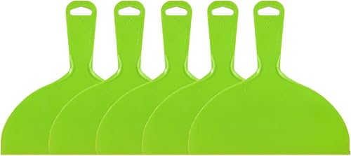 Miniatura 3 de 5 espátulas de masilla flexibles de plástico de 8 pulgadas, paquete de gran tamaño, desechable, herramienta de raspador de pintura de plástico