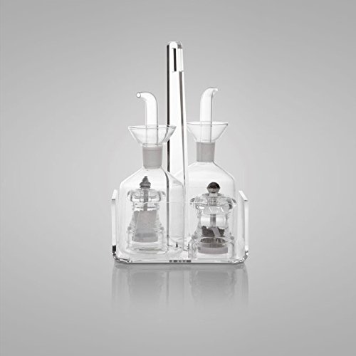 Veste ménage en métal effet eau transparent au design épuré