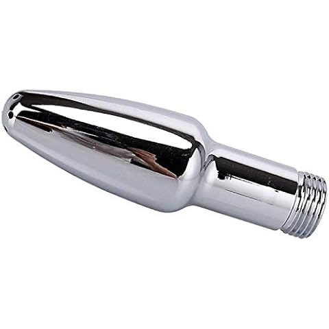 Clean Shower Head Metal Enema Shower Vaginal Irrigation System Colon Aluminum Shower Bathroom Cleaning System Cleaner (Silver) Cover
