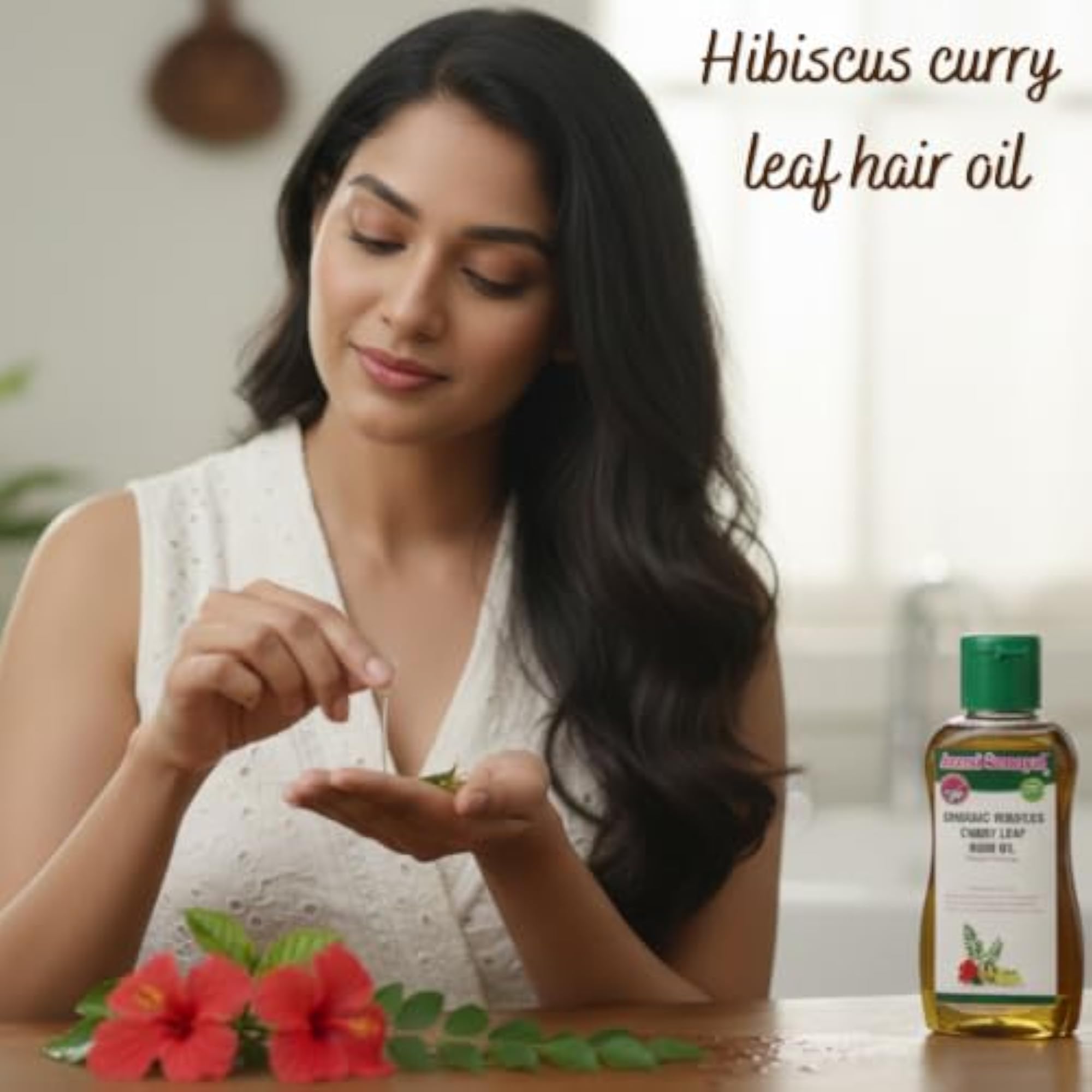 Ammi Samayal Organic Hibiscus and Curry Leaf Hair Oil, 100ml
